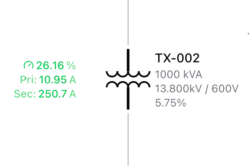 Live calculation results updating in real-time